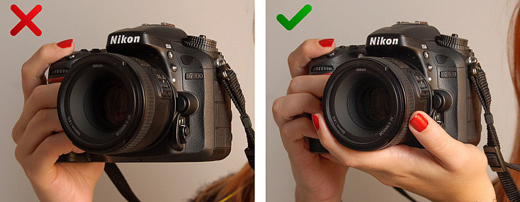 Cómo sujetar correctamente la cámara para conseguir fotos perfectamente  nítidas