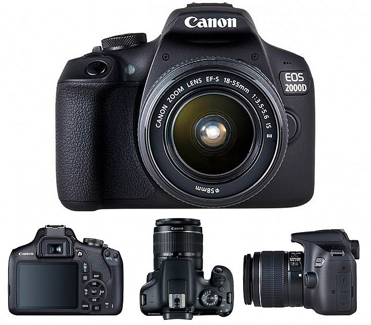 Canon EOS 2000D desde 414,00 €, Febrero 2024