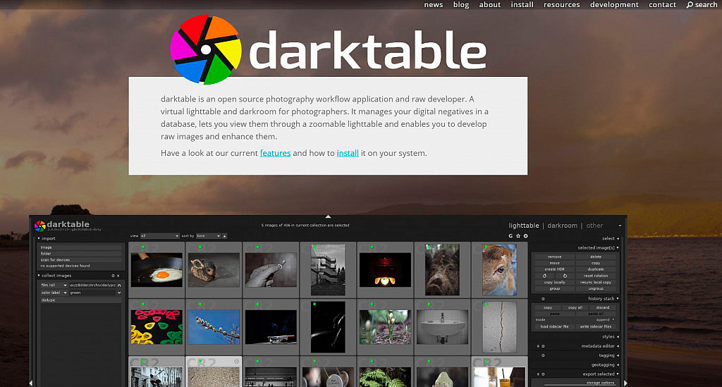 instal darktable 4.4.2 free
